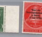 Berlin Michel Nr. 116 - 118 + 125 postfrisch