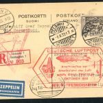 Zeppelin Beleg Finnland Anschlussflug zur Amerikafahrt 1933 siehe Bilder