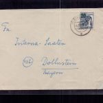 Berlin MiNr 66 EF nach Dollnstein 1948