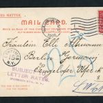 Klapp Ansichtskarte Washington 1906 nach Berlin