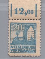 SBZ Mecklenburg Vorpommern Michel-Nr. 38II postfrisch