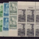 USA Michel Nummer 364 /373 , 6er Block Plattennummern postfrisch