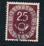 Bund Plattenfehler Posthorn Michel Nr. 131 I gestempelt