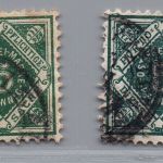 Württemberg Michel Nummer 103 a + b gestempelt