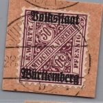Württemberg Michel Nummer 269 b gestempelt
