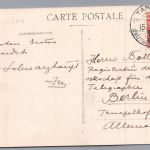 Ansichtskarte Deutsche Auslandspostämter Marokko Tangier nach Berlin 1911