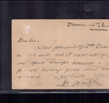 Leeward Inseln - Ganzsache Dominica 1891 nach Deal England