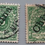 Dt. Auslandspostämter China 2 II, Lot, gestempelt