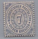 Norddeutscher Bund Michel Nummer 10 ungebraucht Falz