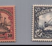 Deutsche Kolonien Dt. Südwestafrika Michel Nr. 15, 18, 22 postfrisch