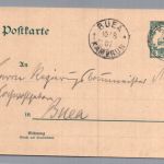 Ganzsachen Kamerun Kribi nach Buea 1907