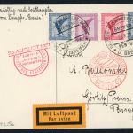 Dt. Reich Luftpost Schleuderflug Dampfer Bremen - 1934 , Katapult Post, Befund