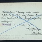 Württemberg Ganzsache - Liebenzell 5.2.1910