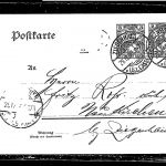 Dt. Reich MiNr P 70 X Ganzsache Ziegenhain n. Neukirchen 1906