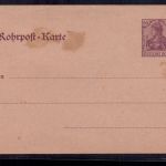 Rohrpost Karte RP 20 ungebraucht