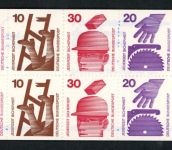 Bund Markenheftchen Nr. 20cII oZ postfrisch, Vorderseite war beschriftet