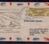 Luftschiff Macon Beleg USA - Moffett nach Guantanamo Bay Cuba 1934