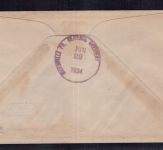Luftschiff Macon Beleg USA - Moffett nach Guantanamo Bay Cuba 1934