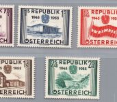 Österreich Michel Nummer 1012 - 1016 postfrisch