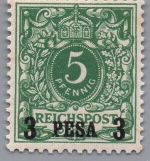 Dt. Kolonien Deutsch Ostafrika Michel Nr. 2 ungebraucht m. Falz geprüft