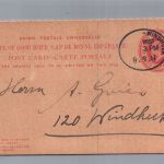 Cap der Guten Hoffenung Ganzsache , Windhoek 1917