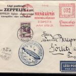 Zeppelin Brief Budapest Ungarn 1928 nach Görlitz