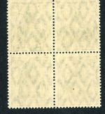 Allenstein Michel Nummer IV , unverausgabte Germania, 4er Block postfrisch Luxus