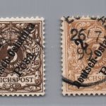 Dt. Kolonien Deutsch Ostafrika Michel-Nr. 6 a+b gestempelt