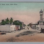 Dt. Kolonien Togo Ansichtskarte Accra Hauptstrasse , Lome. 1911