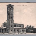 Ansichtskarte Kamerun - Lome Protestantisch evangelische Kirche , Duala 1912