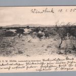 Dt. Kolonien Südwestafrika , Feldpost Ansichtkarte Landschaft Hereroland 1905