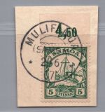 Deutsche Kolonien Samoa Michel Nr. 8 gestempelt Mulifanua