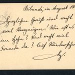 Ganzsachen Kamerun Bibundi 1907 nach Kyllburg