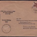 Brief All. Besetzung nach Halle - Finanzamt Naumburg 1948 + geprüft