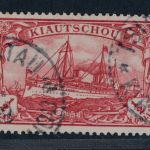 Deutsche Kolonien Kiautschou Michel-Nr. 24B gestempelt