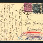 Inflation Ansichtskarte Norderney - im Familienbad 1923