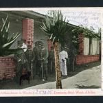 Dt. Kolonien Südwestafrika Ansichtskarte Offizierhaus in Windhuk Feldpost 1905