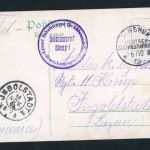 Dt. Kolonien Südwestafrika Ansichtskarte Offizierhaus in Windhuk Feldpost 1905