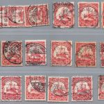 Dt. Kolonien Deutsch Südwestafrika Lot aus Michel Nr. 25 gestempelt