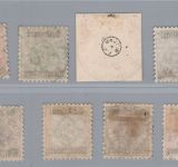 Württemberg Dienstmarken Michel Nr. 134 - 141 gestempelt