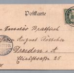 Dt. Kolonien Südwestafrika Ansichtskarte Kaserne Omaruru gelaufen Kamerun 1902