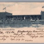 Dt. Kolonien Südwestafrika Ansichtskarte Kaserne Omaruru gelaufen Kamerun 1902