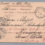 Dt. Kolonien Südwestafrika Ansichtskarte Kaserne Omaruru 1904 n. Mützig