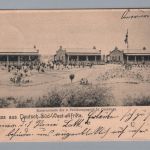 Dt. Kolonien Südwestafrika Ansichtskarte Kaserne Omaruru 1904 n. Mützig
