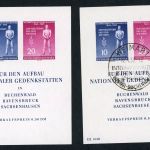 DDR Block Nummer 11 postfrisch + gestempelt