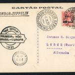 Brasilien Zeppelin Postkarte Condor - Zeppelin 1931