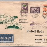 Zeppelin Brief Budapest Ungarn 1931 nach Berlin