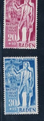 All. Besetzung Franz. Zone Baden Michel Nr 50 - 52 postfrisch