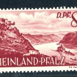All. Bes. Franz. Zone Rheinland Pfalz Michel Nr. 28 postfrisch Plattenfehler