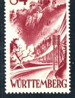 All. Besetzung Franz. Zone Württemberg Michel Nr. 26 PLF III postfrisch